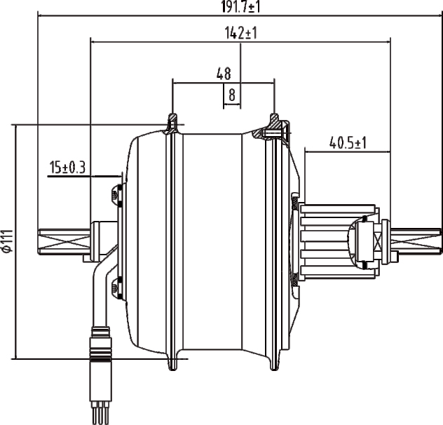 Drawing-of-DGW12MC-Rear-Drive-Motor-city-bike